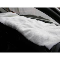 ModaCar Torpido Üzeri Peluş Beyaz 330017