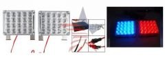 Space 40 Ledli DİKDÖRTGEN Mavi-Kırmızı 37a055