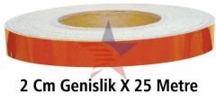 ModaCar Fosfor Reflektiv Bant 2 cm x 25 mt Turuncu 840113