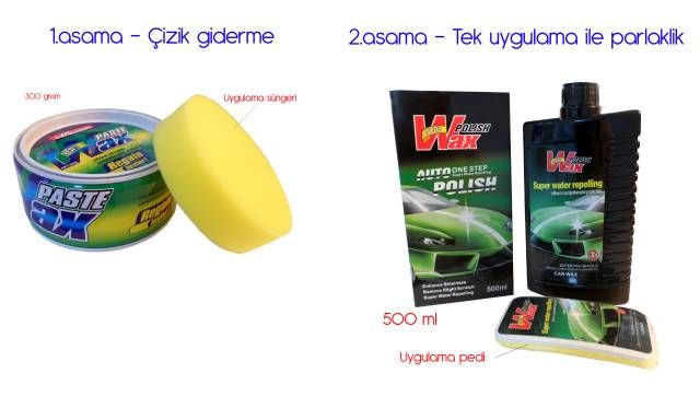 CBM PASTE + POLISH Aşamalı Mükemmel Bakım Seti 99k003