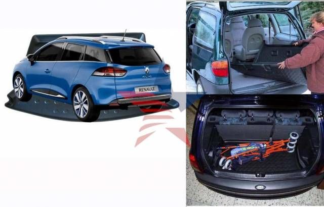 ModaCar M-Flex SİYAH RENAULT CLIO 4 SPORT TOURER 2013 >> Bagaj Havuzu85h164
