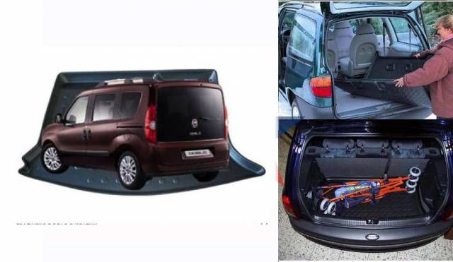 ModaCar M-Flex SİYAH FIAT Doblo 2010 Bagaj Havuzu 841543