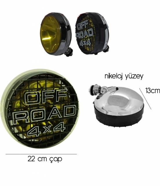 ModaCar OFF-ROAD 4X4 Sarı Sis Lamba Seti 841529