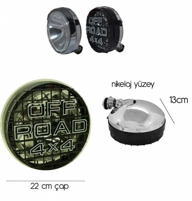 ModaCar OFF-ROAD 4X4 Beyaz Sis Lamba Seti 841528
