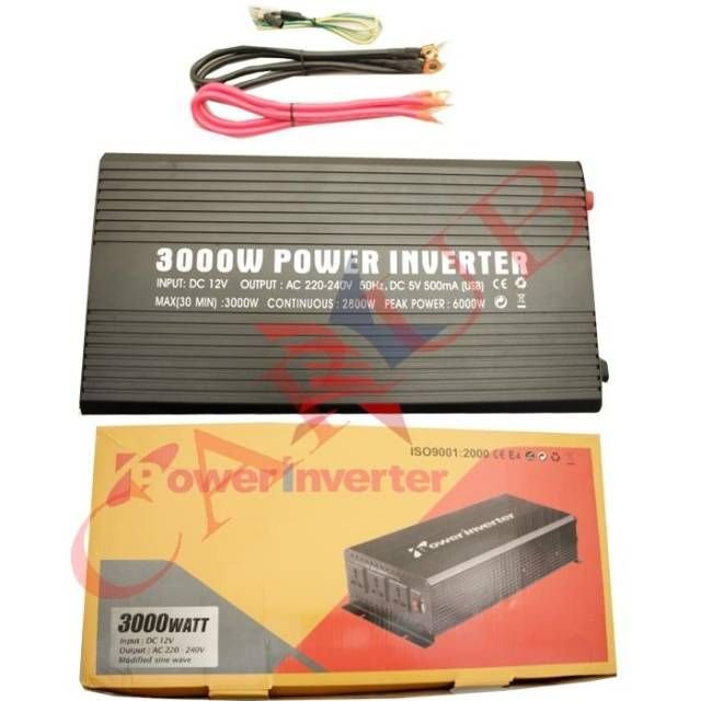 Carub 3000 Watt 12 V dan 220 V Elektrik ,Yükseltici 4621711