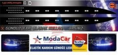 ModaCar  DRL NewDay Karbon Far Gündüz Ledi Sinyalli 85a34462