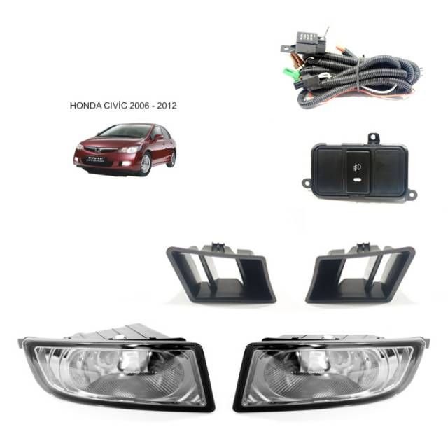 ModaCar SMOKE Honda Civic 2006-2012 Arası Sis Farı Seti