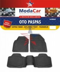 ModaCar RENAULT MEGANE 1 SEDAN SİYAH Özel Paspas Seti Parlatıcı HEDİYELİ 38b464