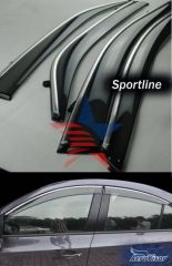 Sportline MUGEN STYLE Nikelaj Hatlı H.Civic 2006 Üzeri Ön-Arka Rüzgarlık Seti 42xb016