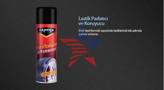 Carpex SİMSİYAH ! Koruyucu Lastik Parlatıcı 09e023