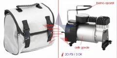 M-Pressor ÇANTALI 20 PSI=3 DK Çelik Gövde Hava Kompresörü 57b005