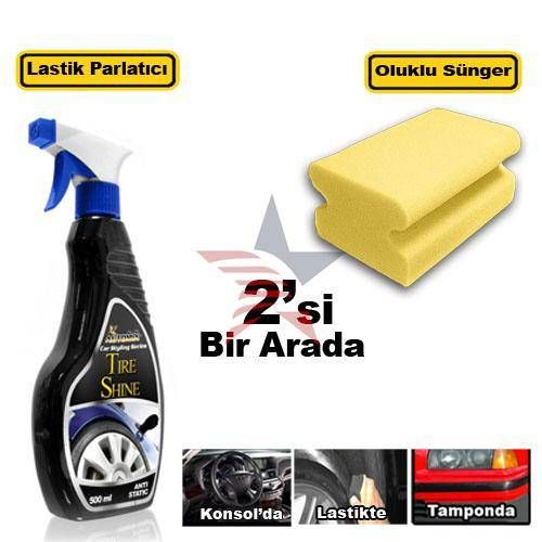 Automix Lastik Parlatıcı & Oluklu Sünger