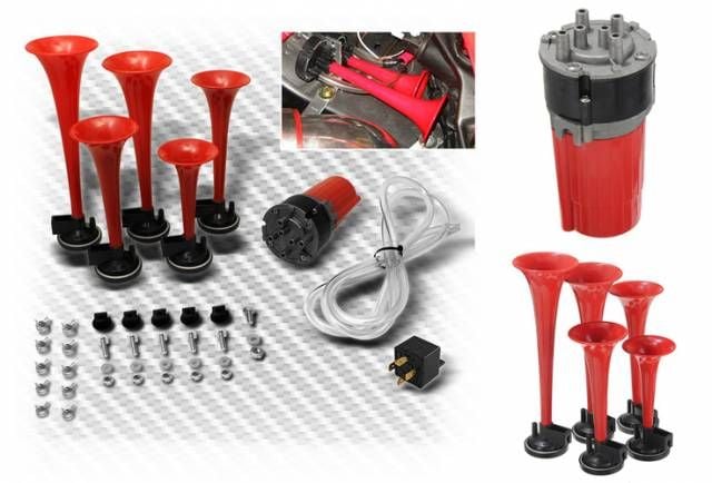 Modacar 5 Borulu Kompresörlü Havalı Korna 310006