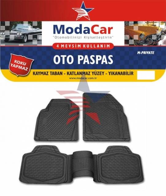 ModaCar KIA Rio 2012 >> SİYAH Özel Paspas Seti Parlatıcı HEDİYELİ 38b661