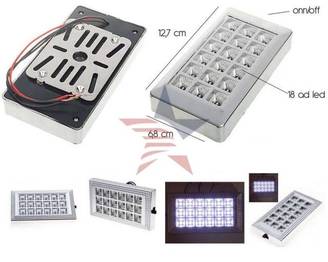 ModaCar 18 Ledli Beyaz Tavan Lambası 37a043