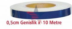ModaCar Fosfor Reflektiv Bant 0,5 cm x 10 Mt Mavi 540060